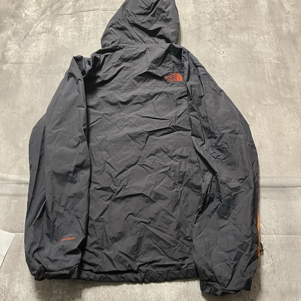 The North Face Hyvent Windbreaker Men's Size M Gray Wind Shell Orange Lining - Picture 9 of 11
